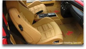 Leather car seats