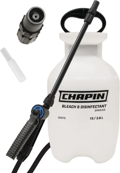 1 gallon chemical bleach sprayer