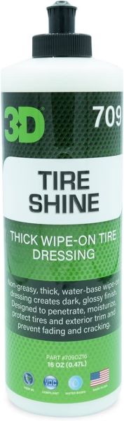 3D tire shine