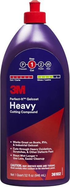 3M heavy duty gelcoat compound