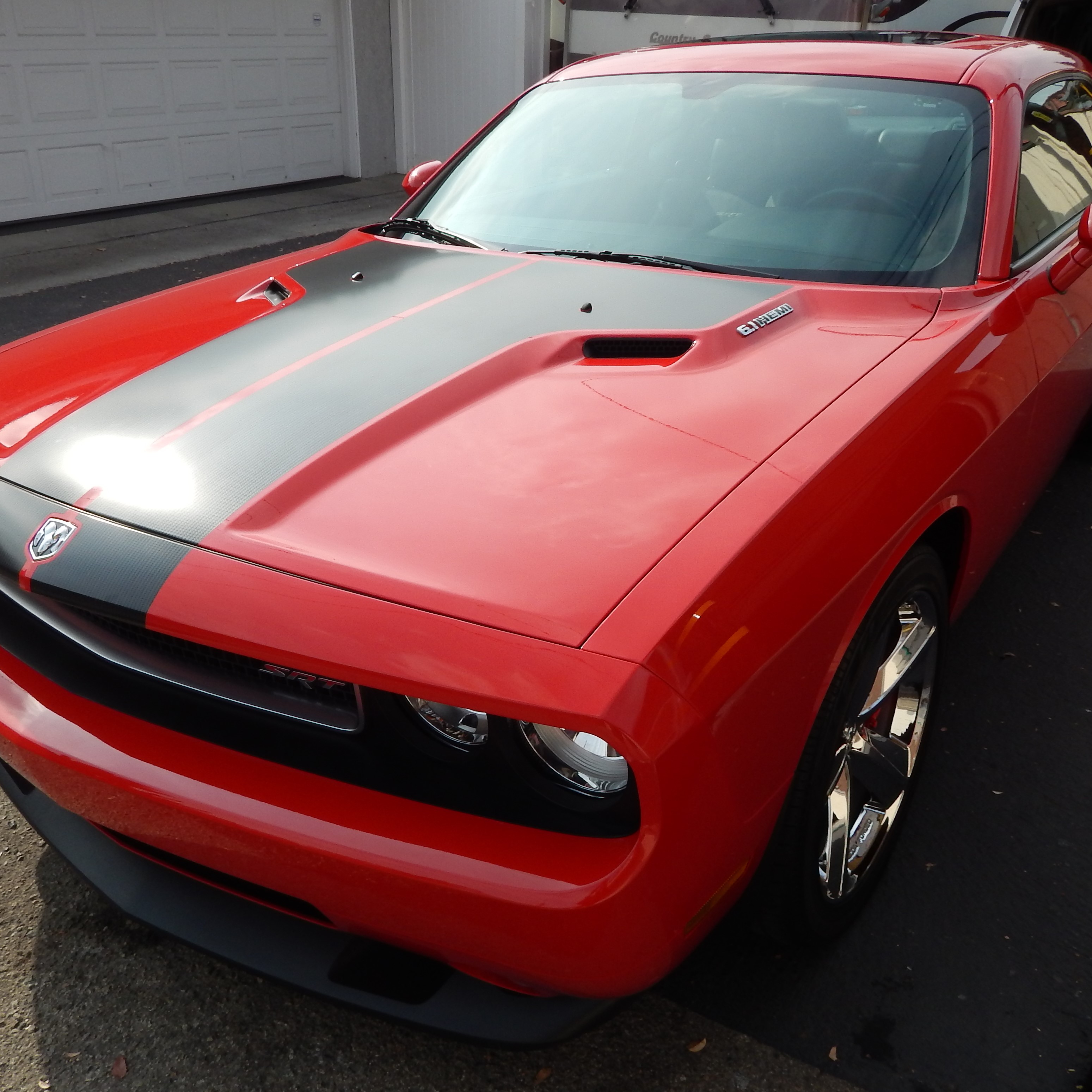 Dodge Challenger red car paint color