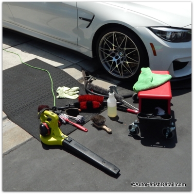 Car detailing equipment and Darren's Must Haves