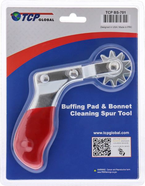buffing pad cleaning spur