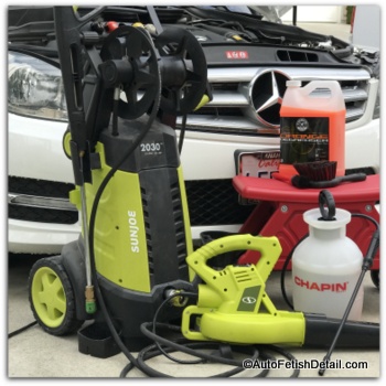 Car detailing equipment and Darren's Must Haves