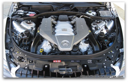 car engine picture mercedes cl63 amg