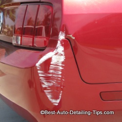 repair scratch in car paint