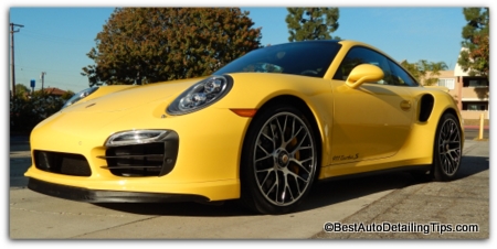 car wash polish porsche turbo s