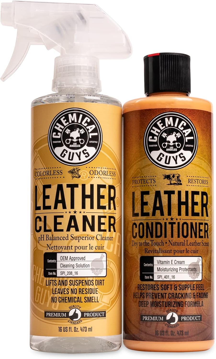 chemical guys car leather cleaner and conditioner