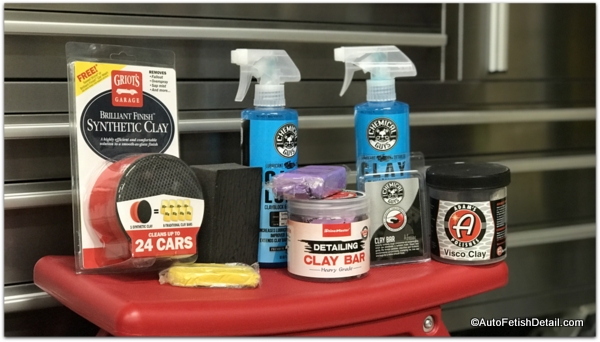 Chemical Guys CLY_109 Light Duty Clay Bar & Luber Synthetic Lubricant Kit