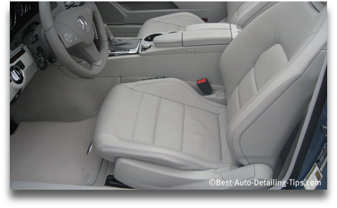 Clean Leather Car Seat You Are Working, How To Clean Cream Leather Car Interior