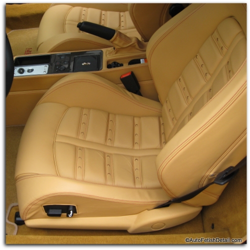 Ferrari leather car seat Ferrari leather car seat cleaning