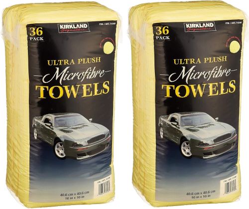 2 bundles of Kirkland microfiber cloths kirkland microfiber cloths