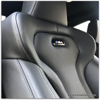 Clean a dirty leather car seat