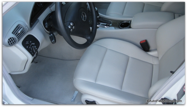 leather car seat cleaning mbz c class