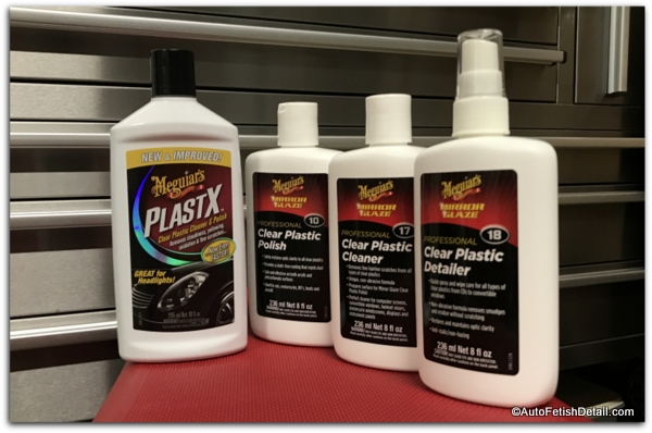 meguiars mirror glaze plastic cleaners and polishes