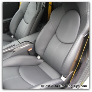 Clean leather car seats with tips from