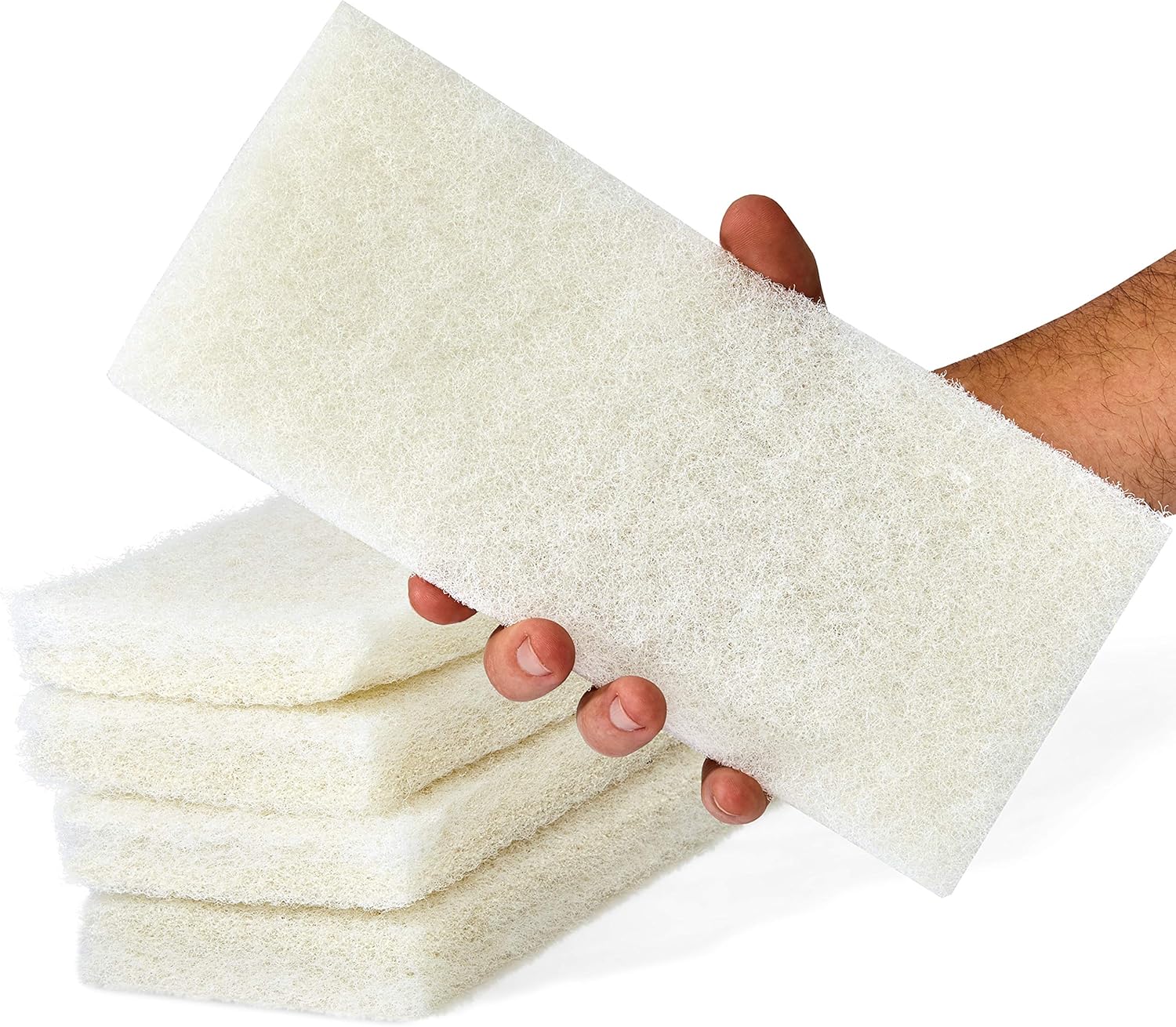 non-scratch white scrub pads