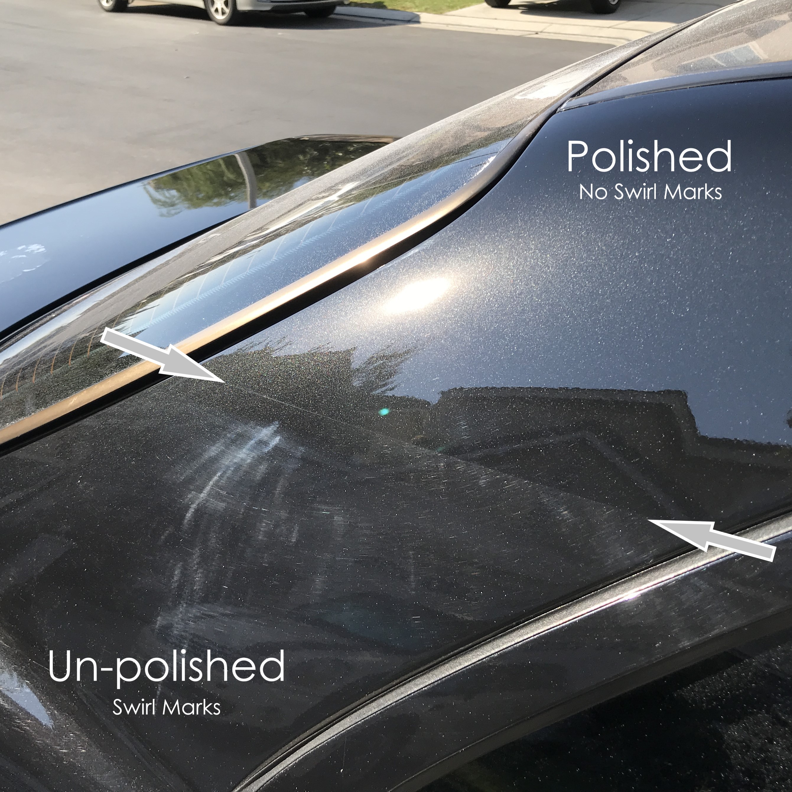 Black Paint Cars Scratches