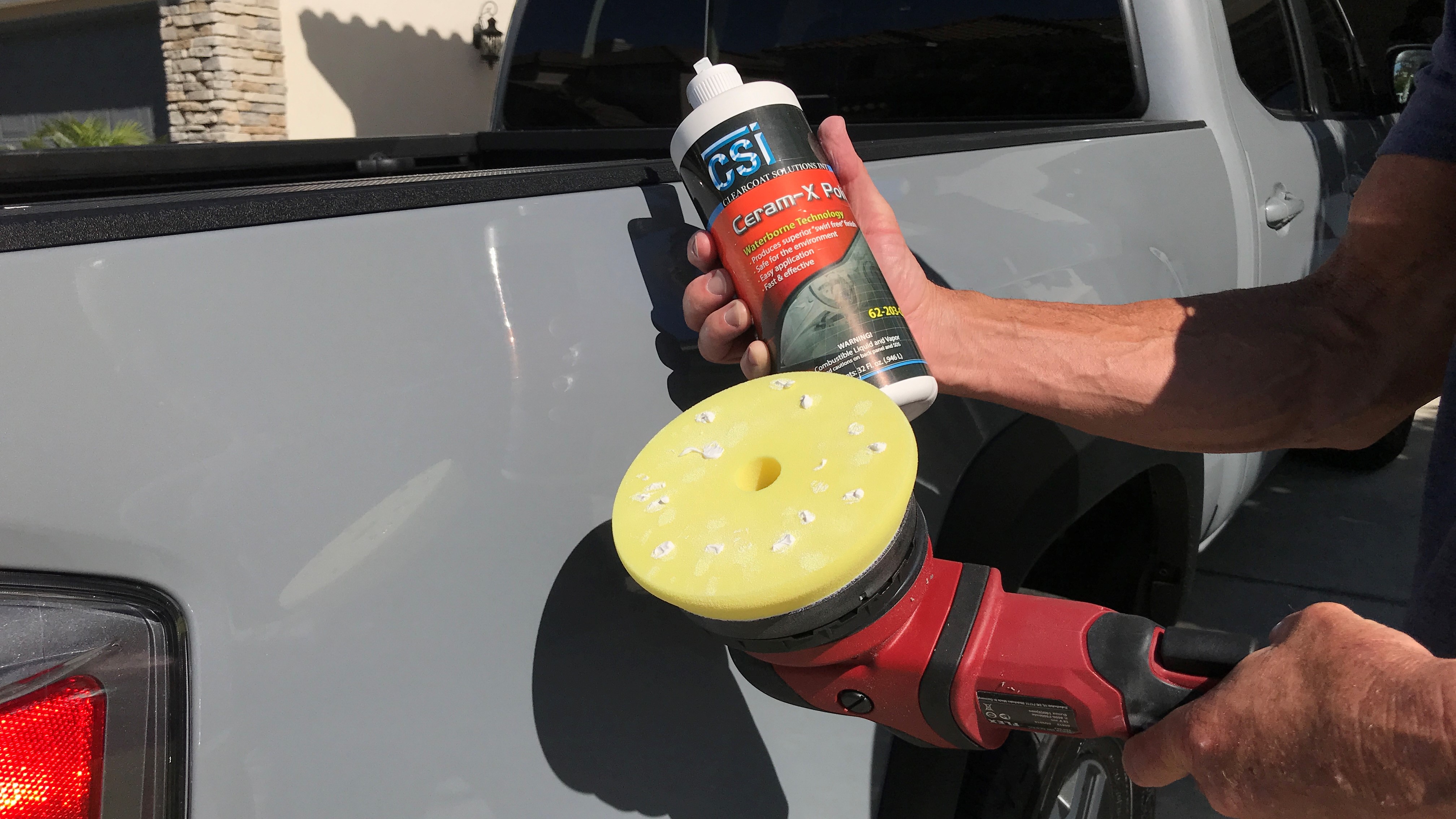 Learn how to remove swirl marks in clear coat from the Expert