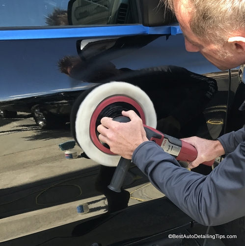 removing swirl marks and scratches from car paint