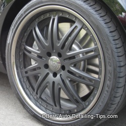 strut matte black wheel