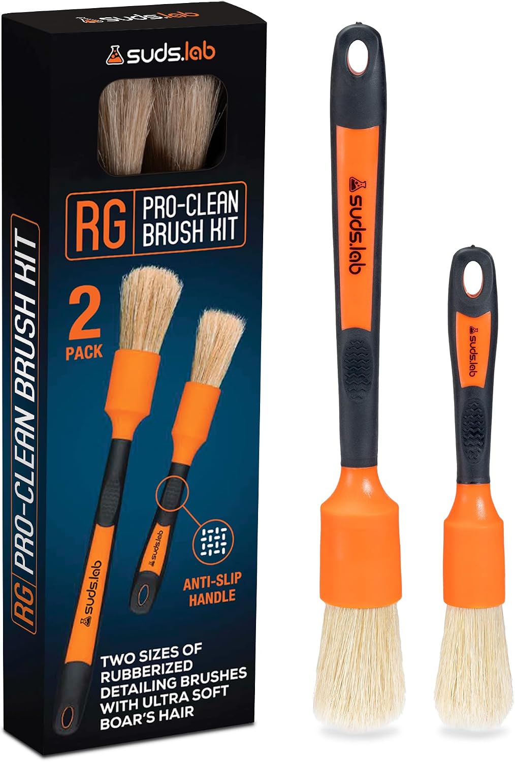 suds lab detailing brush set 2pc