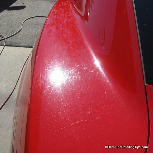 Learn how to remove swirl marks in clear coat from the Expert