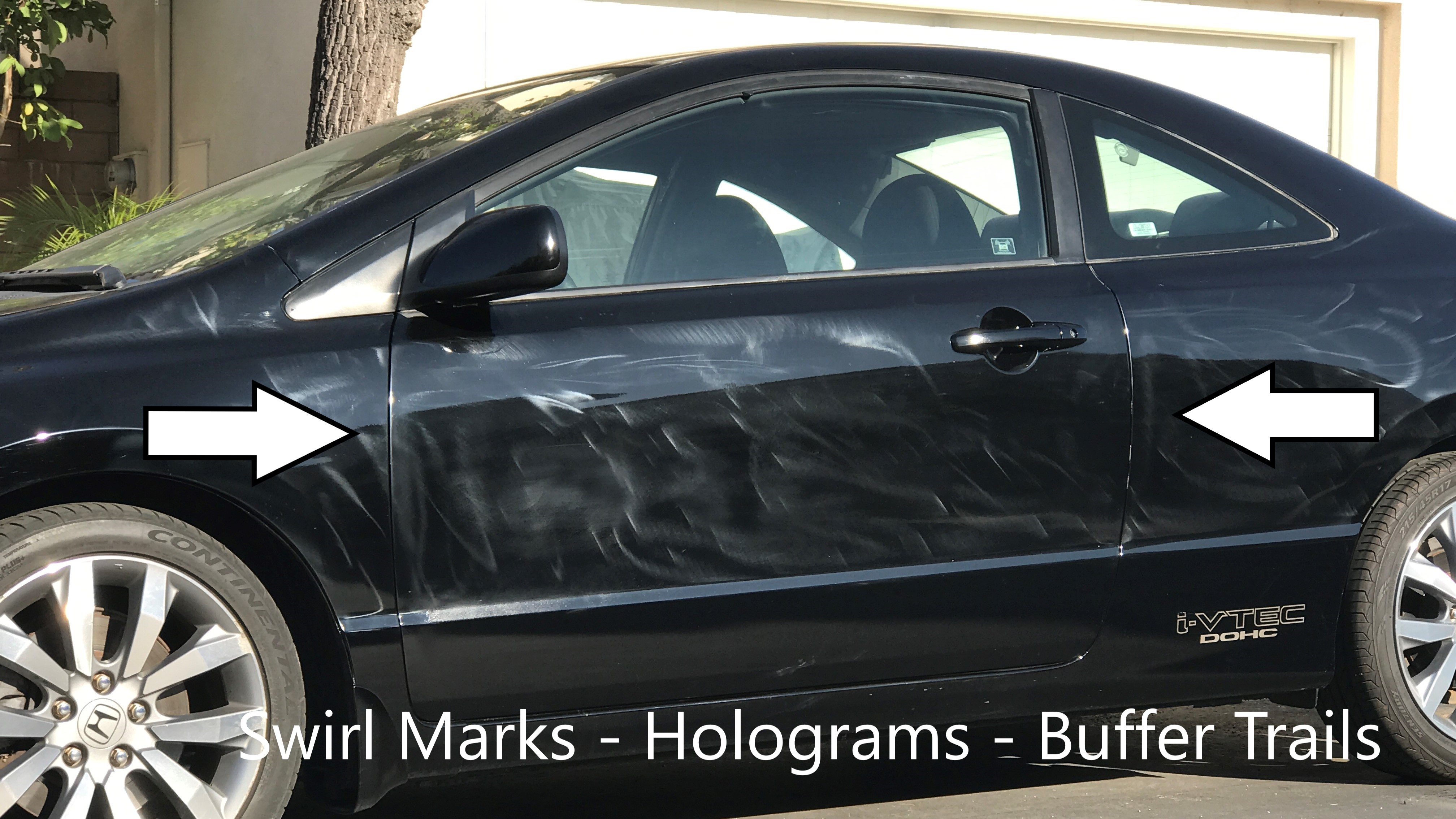 Learn how to remove swirl marks in clear coat from the Expert