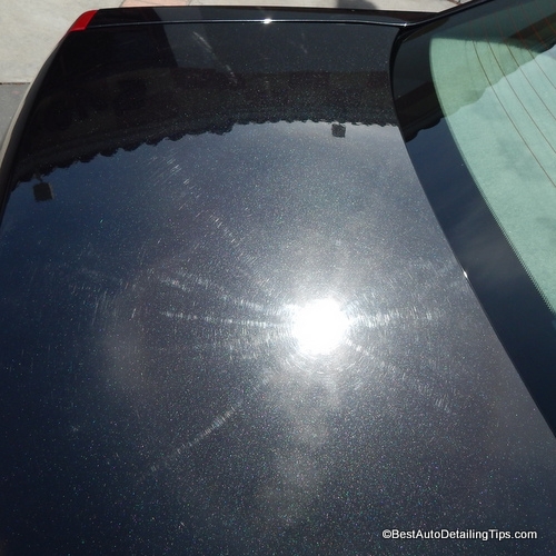 what are swirl marks on car paint